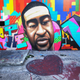 The Houston mural some sad person felt the need to vandalize.